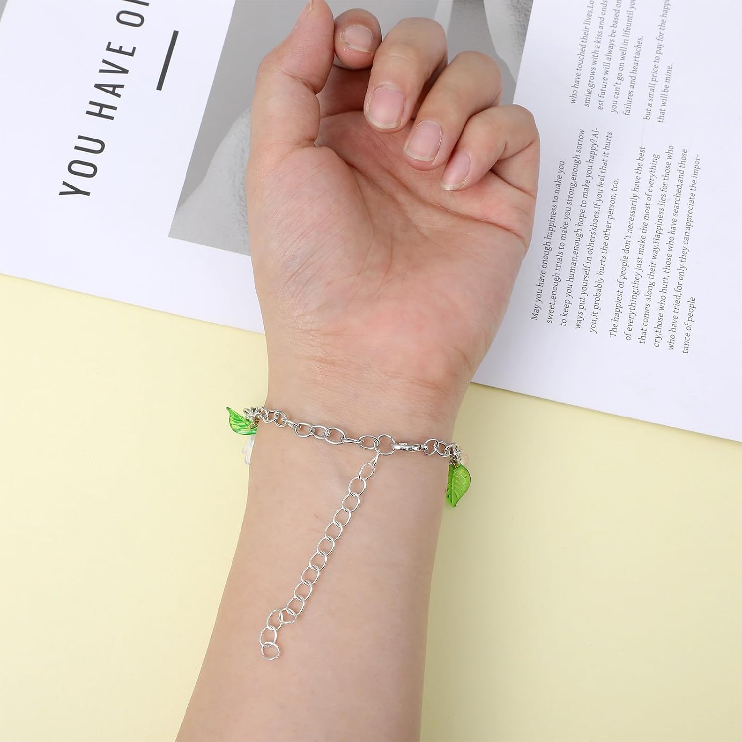 100 PCS Extender Chain for Jewelry Making Silver Necklace Extenders Removable Bracelet Extender Chains Extension Tails for Necklace Bracelet Anklets Key Chain - Image 5