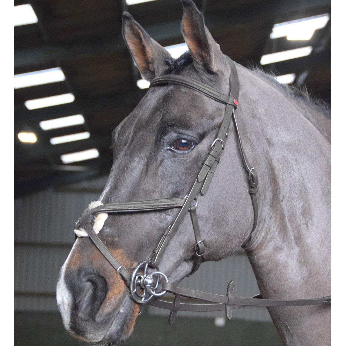 John Whitaker Ready To Ride Mexican Bridle - BR055, Black, Pony — image 1