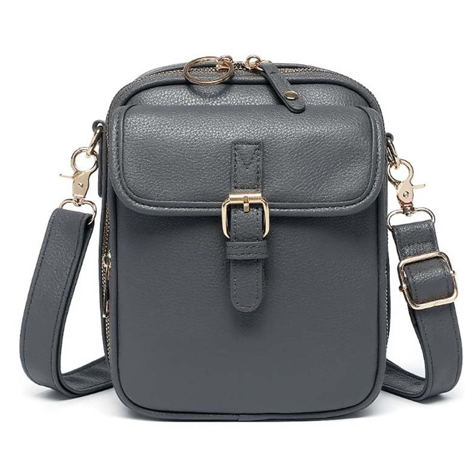 Vegan Leather Anti Theft Crossbody Bags for Women, Vintage Shoulder Bag, Small Purses for Women with Card Slots