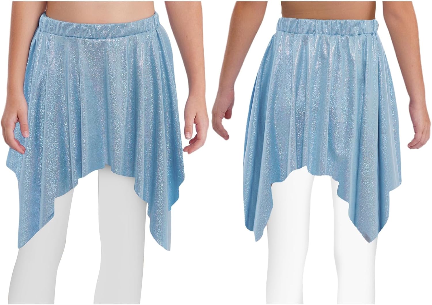 Shiny Miniskirts for Girls Birthday Party Fancy Dress Flared Skater Skirt Athletic Skorts Cheer Leader Costume