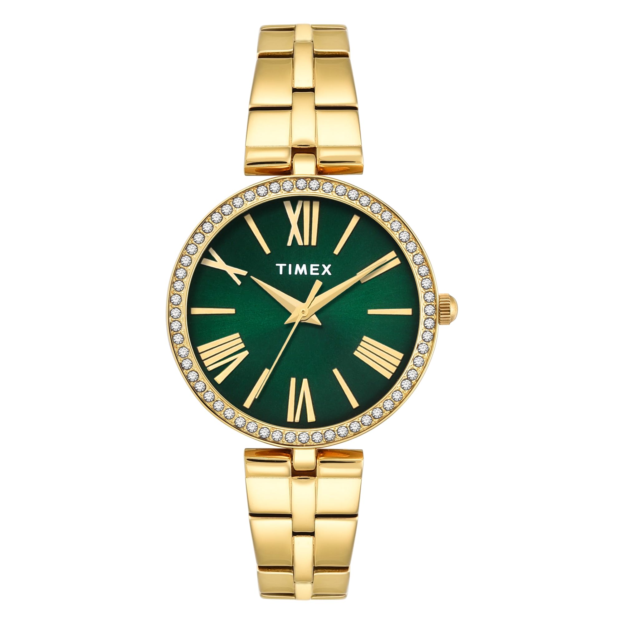 timex Green Round Dial Analog Women's Watch - TWEL22501-picture-15