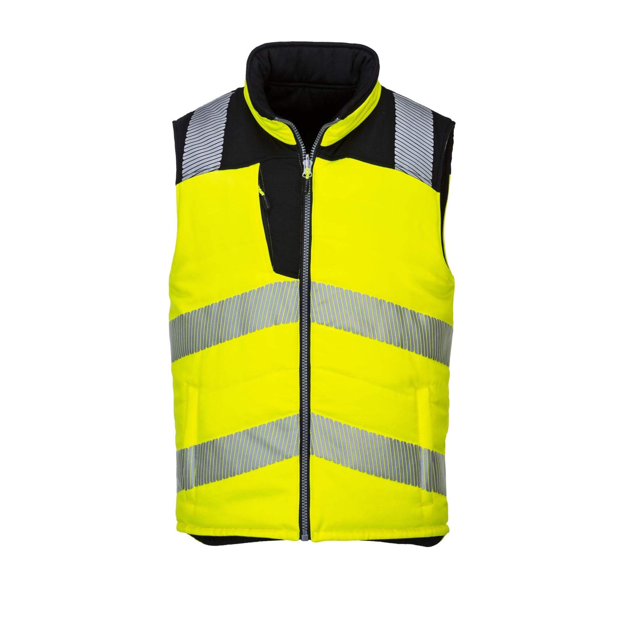 Portwest PW374 PW3 Hi-Vis Reversible Bodywarmer Fully Lined Stain Resistant