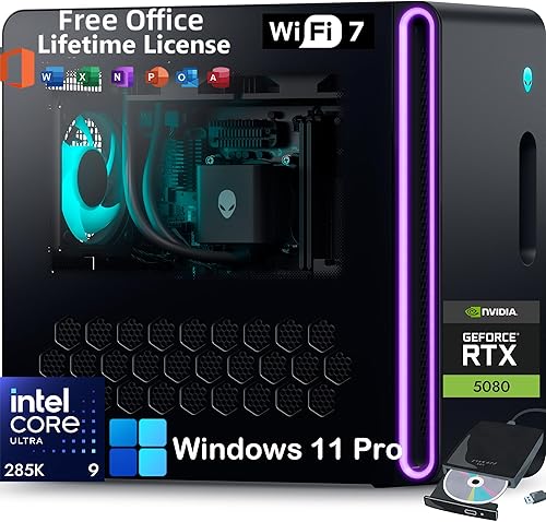 Alienware Aurora R16 Ordinateur de bureau de jeu 2025 – NVIDIA RTX 5080 GDDR7 (B