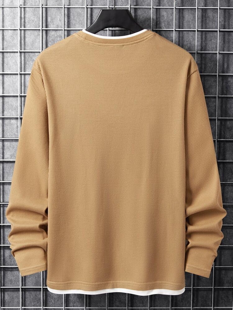Image of TAGAS Men's Fleece Round Neck Sweatshirt|Winter wear(Combo)