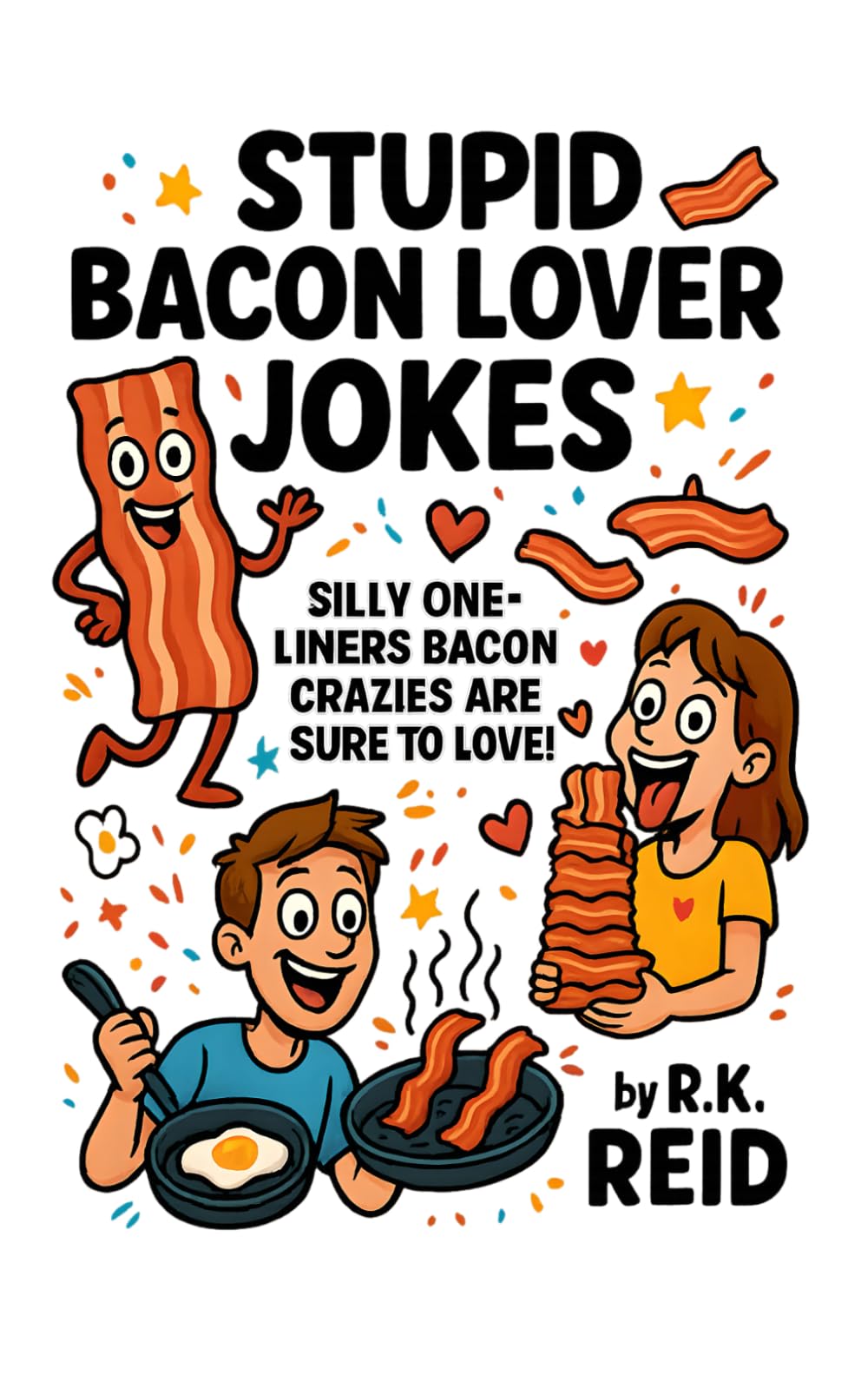 Stupid Bacon Lovers Jokes: Here's a funny Bacon lover gift idea. Makes a great present for Christmas, Birthday or Just Because. Perfect to give as unique gifts for Bacon Lovers!