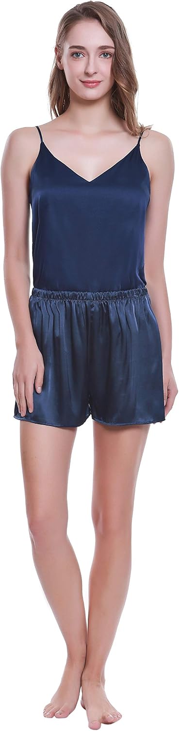 LEPTON Womens 19mm 100% Mulberry Silk Shorts - Image 5