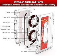 Vista 3 de Blank Audio Cassette Tape - 90 Minutes Recording Time - Low Noise and High Output - Dictation, MP3 Recording to Blank Tape - Pack of 5