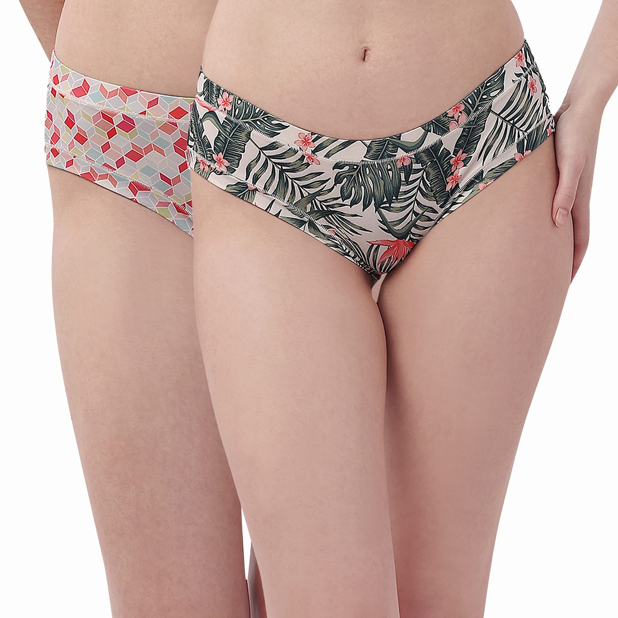soie Mid Rise Seamless Full Coverage Brief(Pack of 2)-picture-17