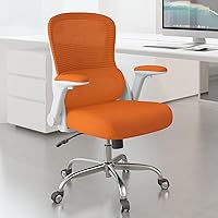 Vista 16 de Silla de oficina ergonómica, sillas de escritorio para computadora cómodas, silla de juegos de respaldo alto de malla con soporte lumbar ajustable