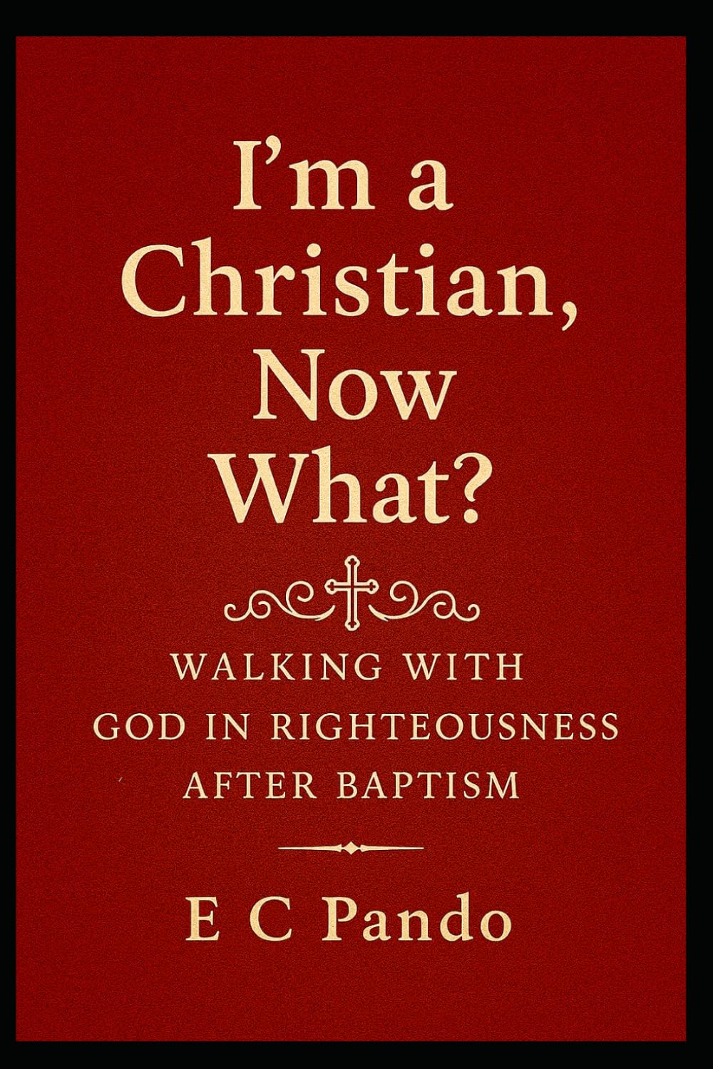 I'm A Christian, Now What?: Walking With God In Righteousness After Baptism (My Christain Values)
