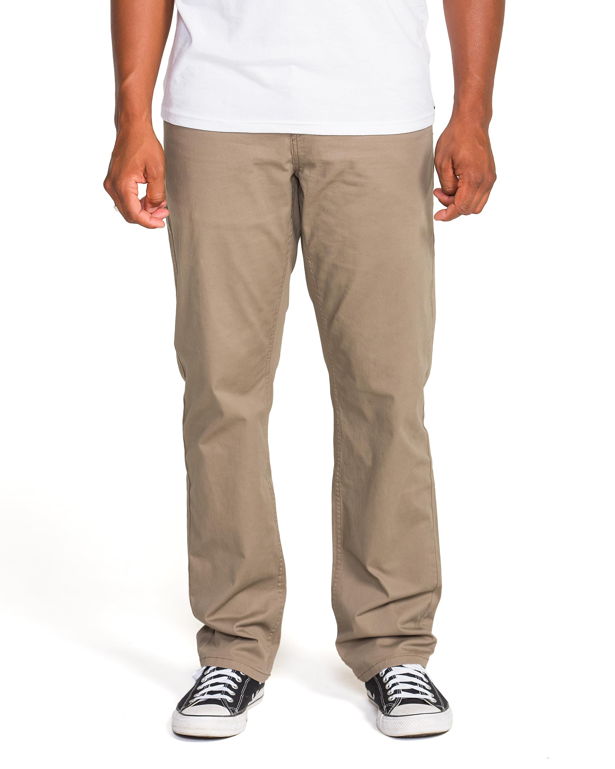 Volcom Mens Tustin Utility Workwear Pant – Durable Cotton Twill Pants with Utility Cargo Pockets, Mushroom, 32