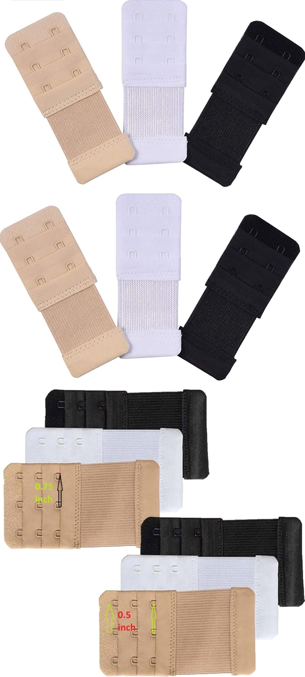 pavvoin women bra hook extender pack of 12-picture-11