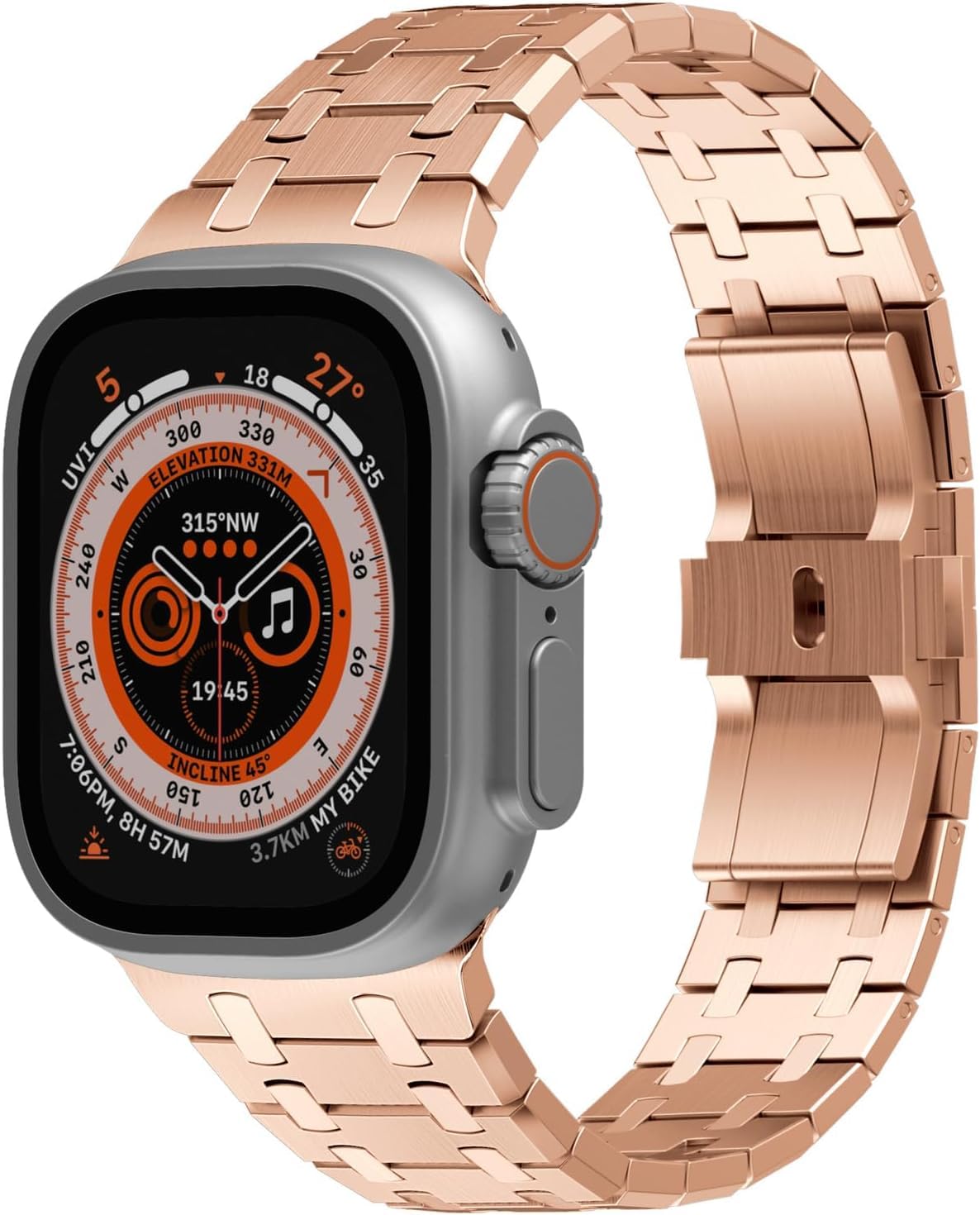 Luksusowy zestaw zegarków modyfikacyjnych, dla serii opaski 8 7 6 5 4 SE 49 mm 45 mm 44 mm 42 mm Zestaw remontu metalowego pasmo zegarków stalowych