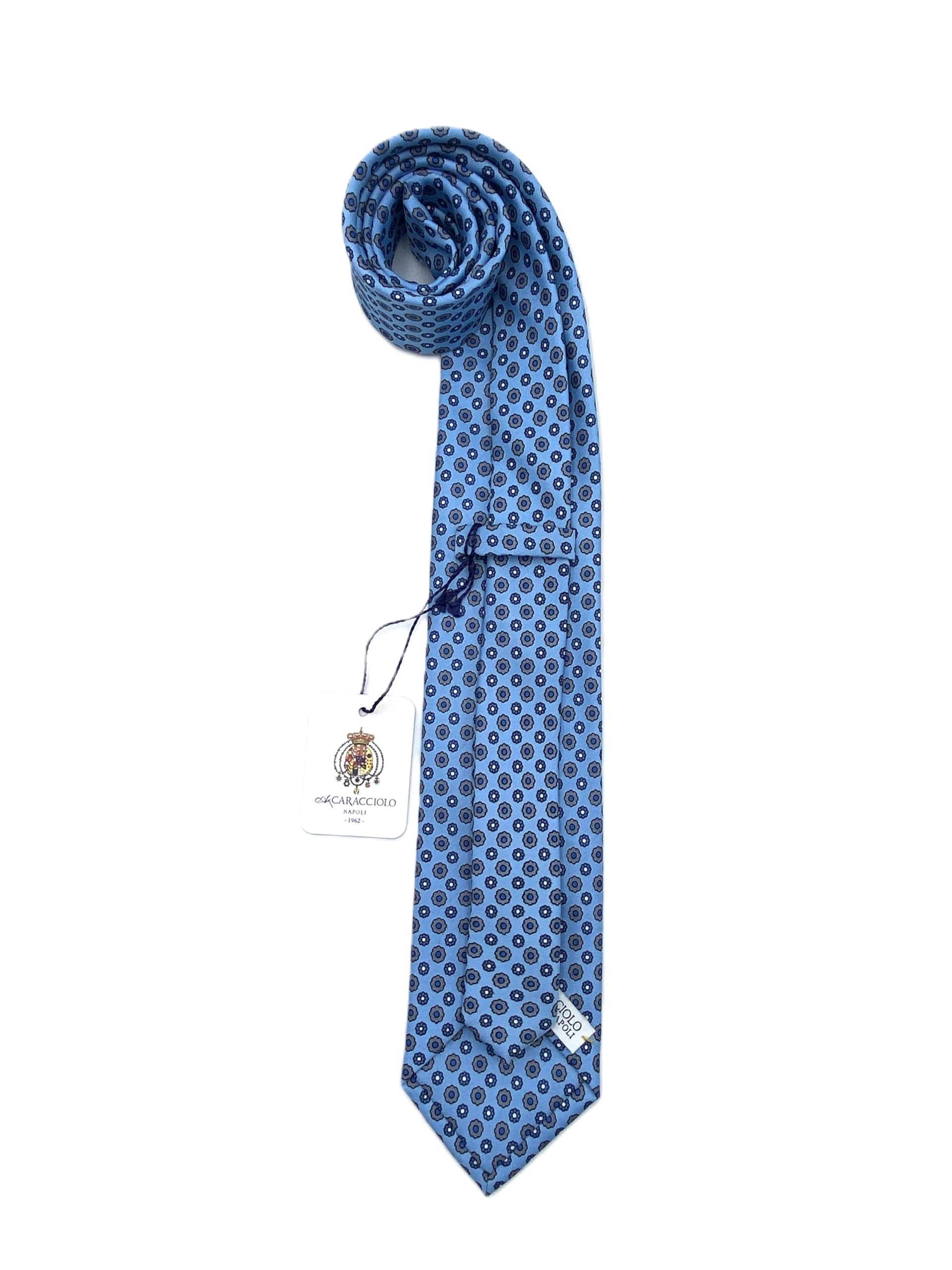 CARACCIOLO Cravatta uomo Sartoriale in seta - Squisita fattura ed elegante varietà