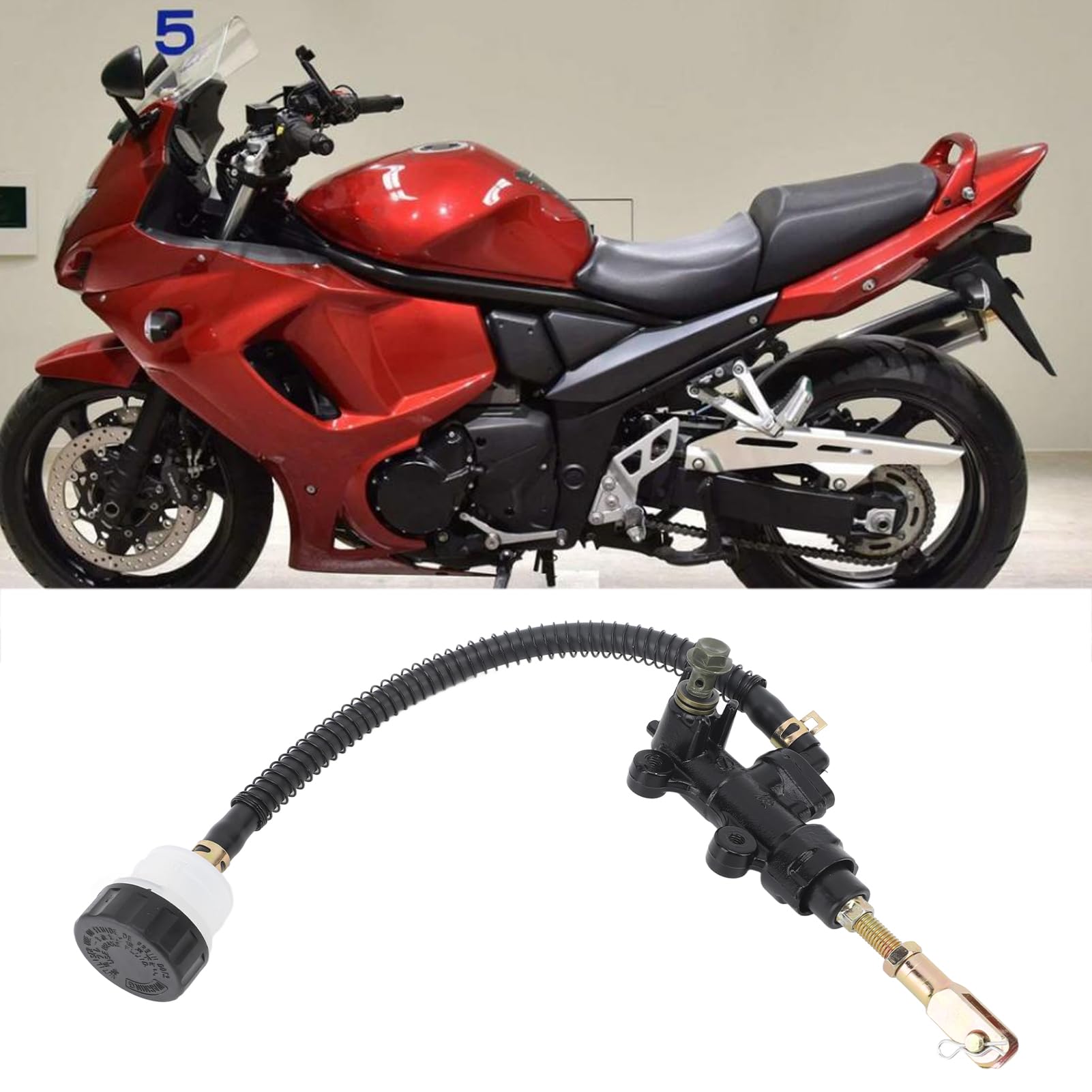 Pompa Freno Posteriore Pompa Serbatoio per Suzuki Bandit GS500 GSX600 GSX650 GSX750 GSX1100 Moto Pompa Freno Posteriore