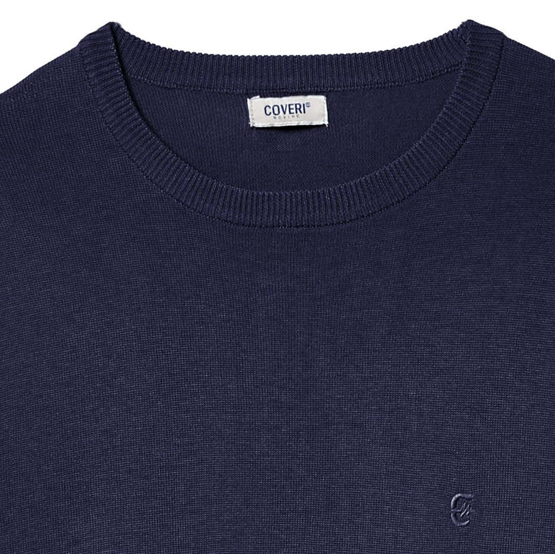 Coveri Maglione Maglioncino da Uomo Leggero Girocollo 100% Cotone M L XL XXL 3XL