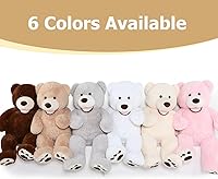 Vista 4 de DOLDOA 40" Big Teddy Bear Stuffed Animal for Birthday, Valentine's Day and Christmas, Big Bear Plush Stuffed Animals for Girlfriend, Large Stuffed
