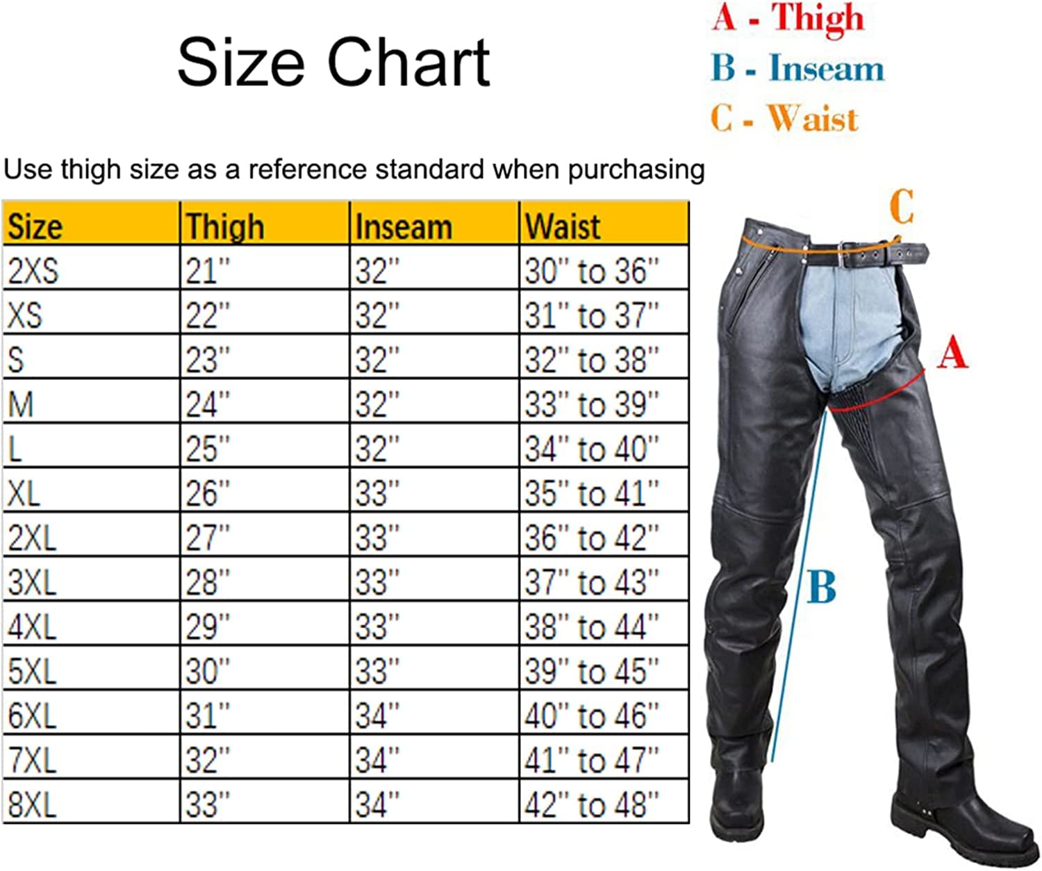GARGOYLE BELLS Premium Motorrad Leder Chaps Herren Damen Echtleder Reißverschluss Cowboy Motorrad Chaps