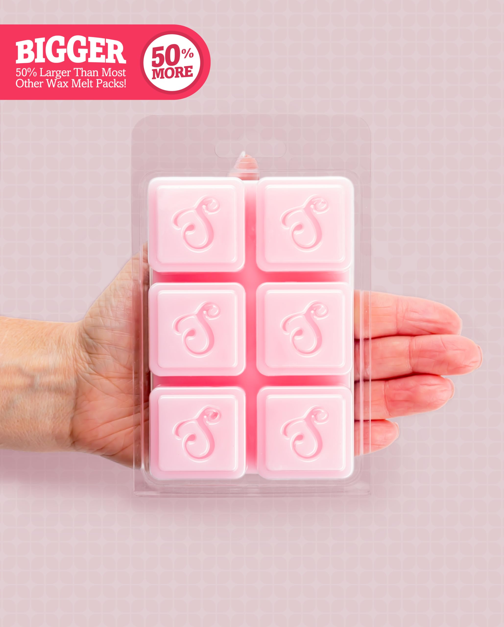 Shortie's Candle Company Sandalwood Rose Wax Melts - Formula 117-1 Highly Scented 3 Oz. Bar - Made with Natural Oils - Incense & Earth Air Freshener Cubes Collection