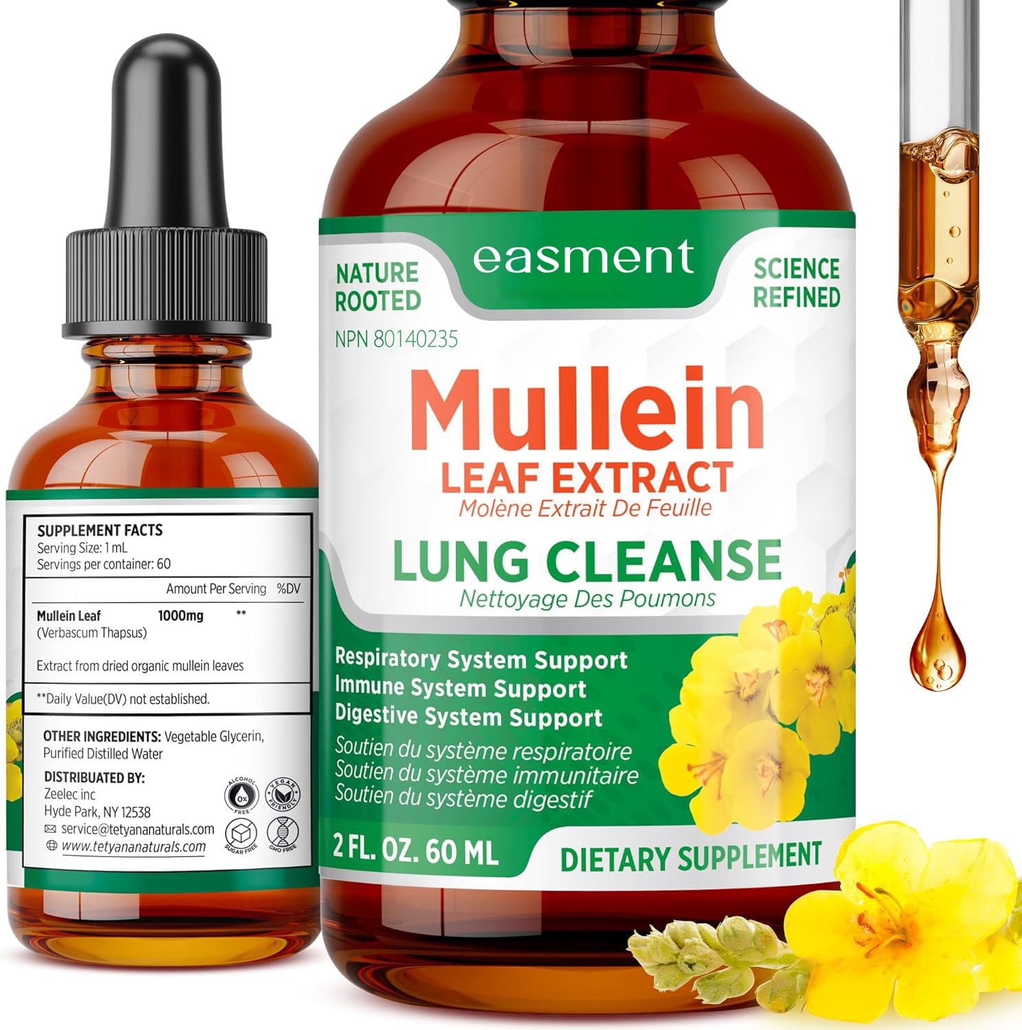 Esement Mullein Leaf Extract Drops