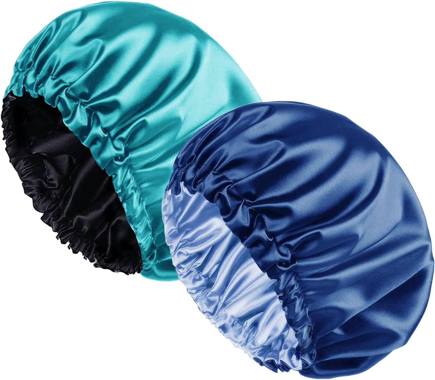 Silk Satin Adjustable DoubleLayer Reversible Silk Hair Wrap