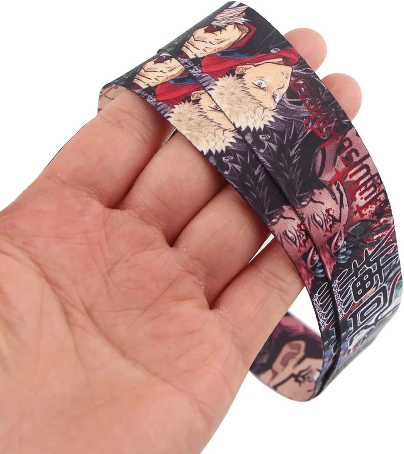Pinstant Jujutsu Anime Manga Kaisen 17.7" Neck Lanyard Keychain Holder ID Badge Mobile Phone Pin Strap - Image 5