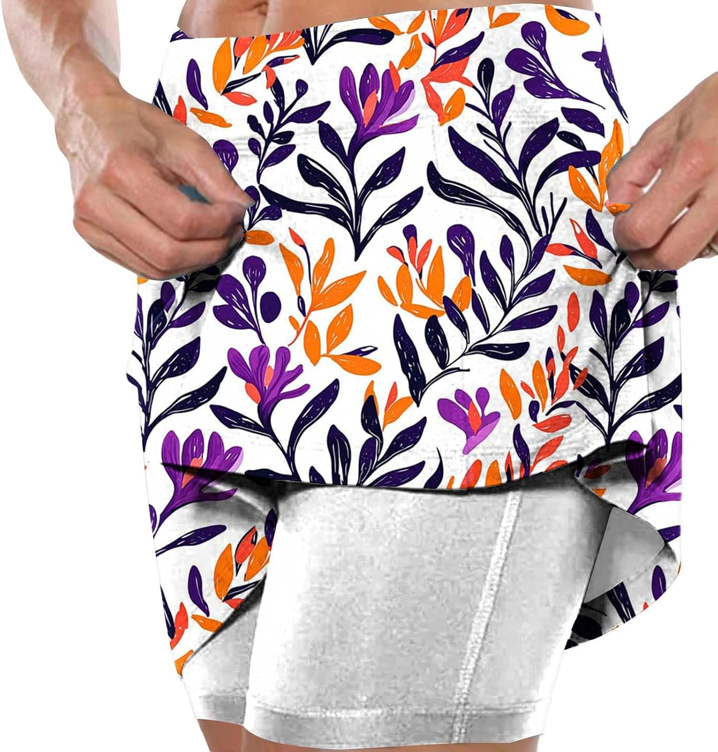 Versatile Skorts for Women, Women's Casual Athlete Tennis Skirts, Sports Lightweight Golf Workout Skort Skirt