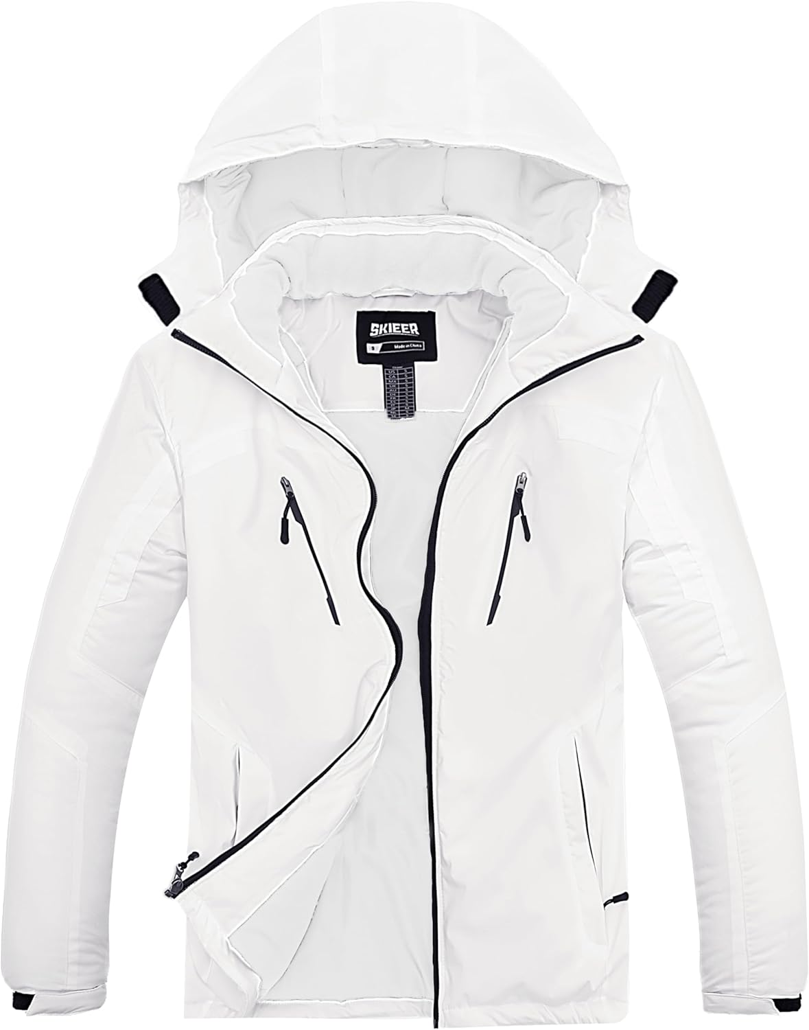 Skieer Men's Waterproof Ski Jacket Winter Snow Coat Windproof Snowboarding Jackets Warm Raincoat