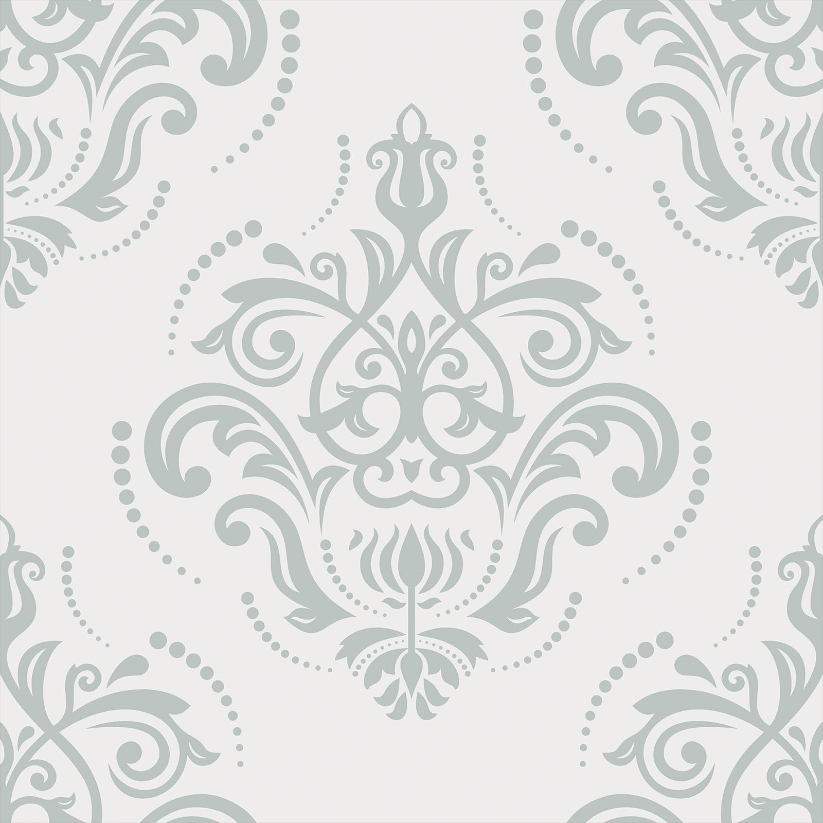 Grey Damask Peel and Stick Wallpaper Sliver Victorian Classical Damask Wallpaper for Bedroom Living Room Gray Textured DIY Contact Paper Peelable Ancient Aesthetic Wall Paper 12"x118"