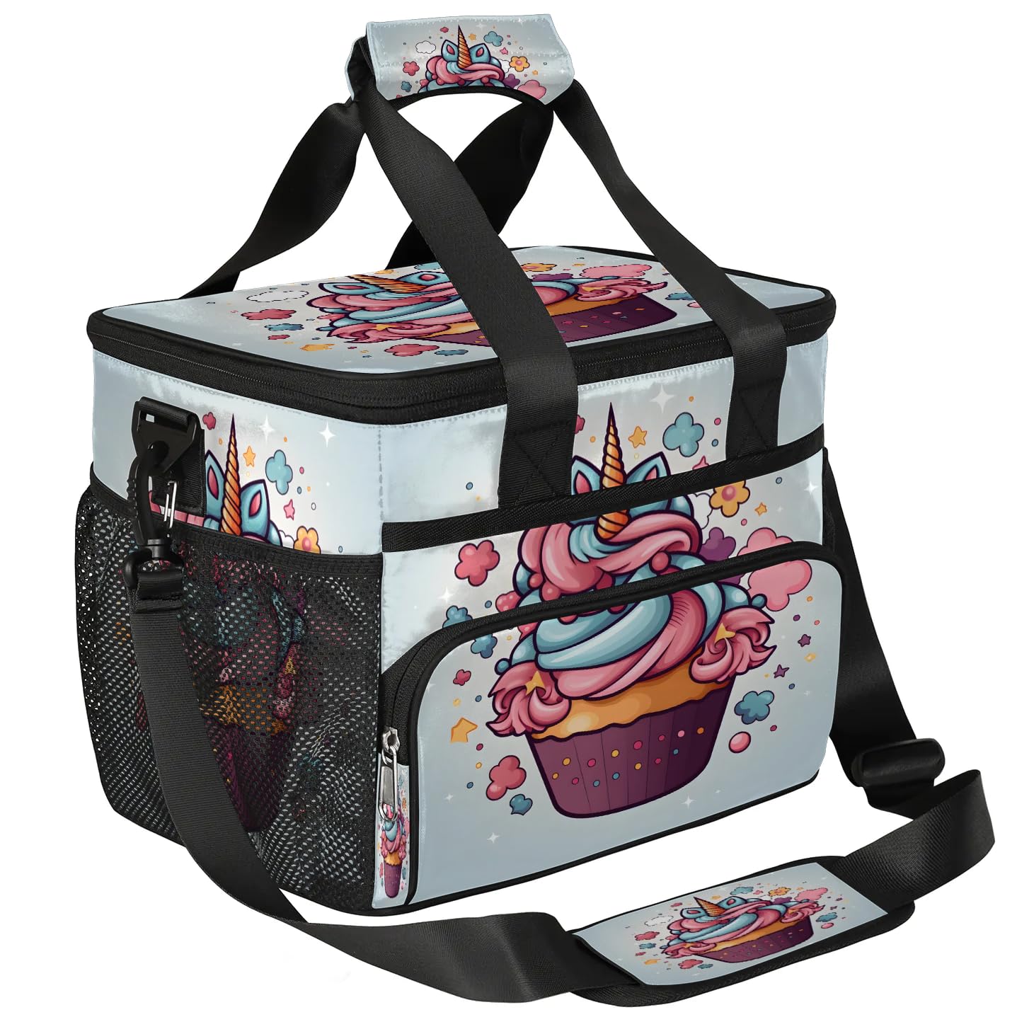 Lunch Box for Men Heavy Duty Insulated Lunch Bag for Women Unicorn Cupcake Lunchbox for Adults Lunch Cooler