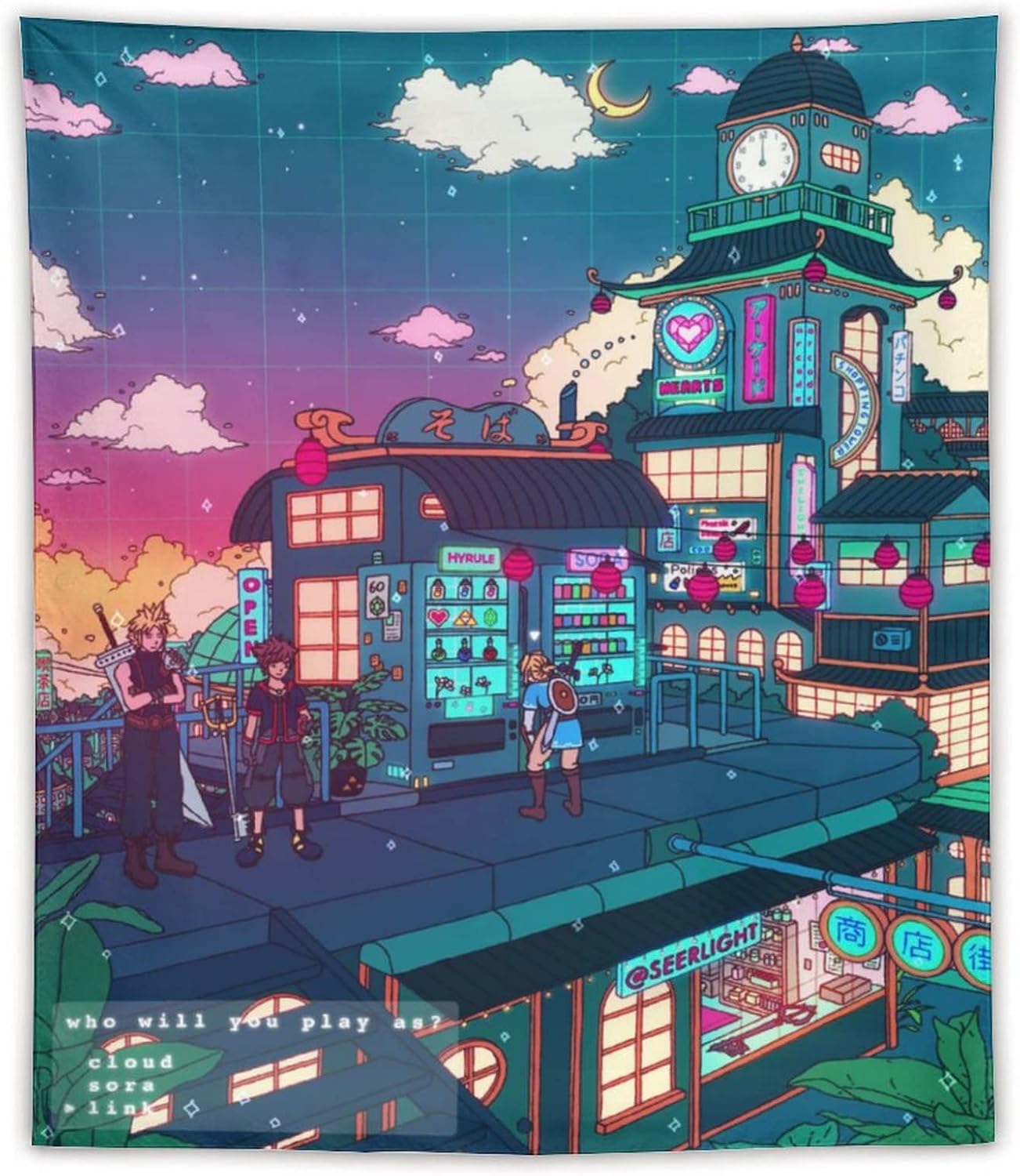 NGZHAIGU Anime Tapestry Wall Hanging Tapestries Anime