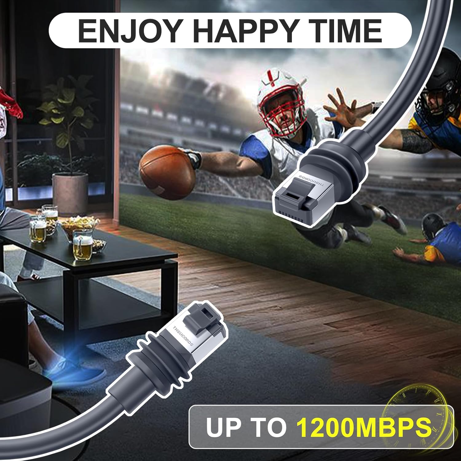 Starlink Gen 3 Cable 60FT, Starlink Ethernet Cable, Replacement Cable for Starlink Internet Kit Waterproof Outdoor Satellite Ethernet Cable