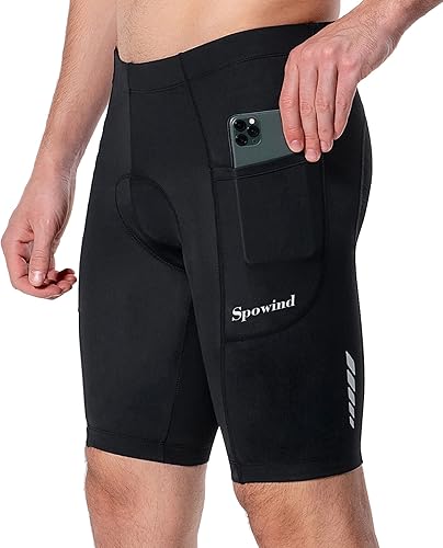 Men's Cycling Shorts Padded Biking Cycle Clothes Bike Riding Pants Bicycle Mountain Bike Wear UPF 50+