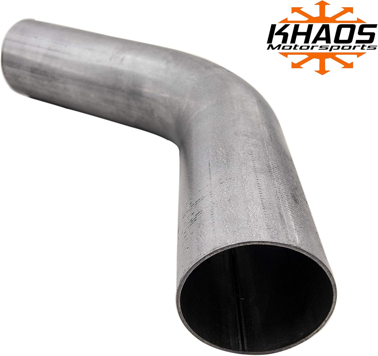 2.5" OD Mandrel Bend Exhaust Elbow .065 16ga Aluminized Mild Steel Khaos Motorsports (2.5" OD 60 Degree Mandrel Bend)