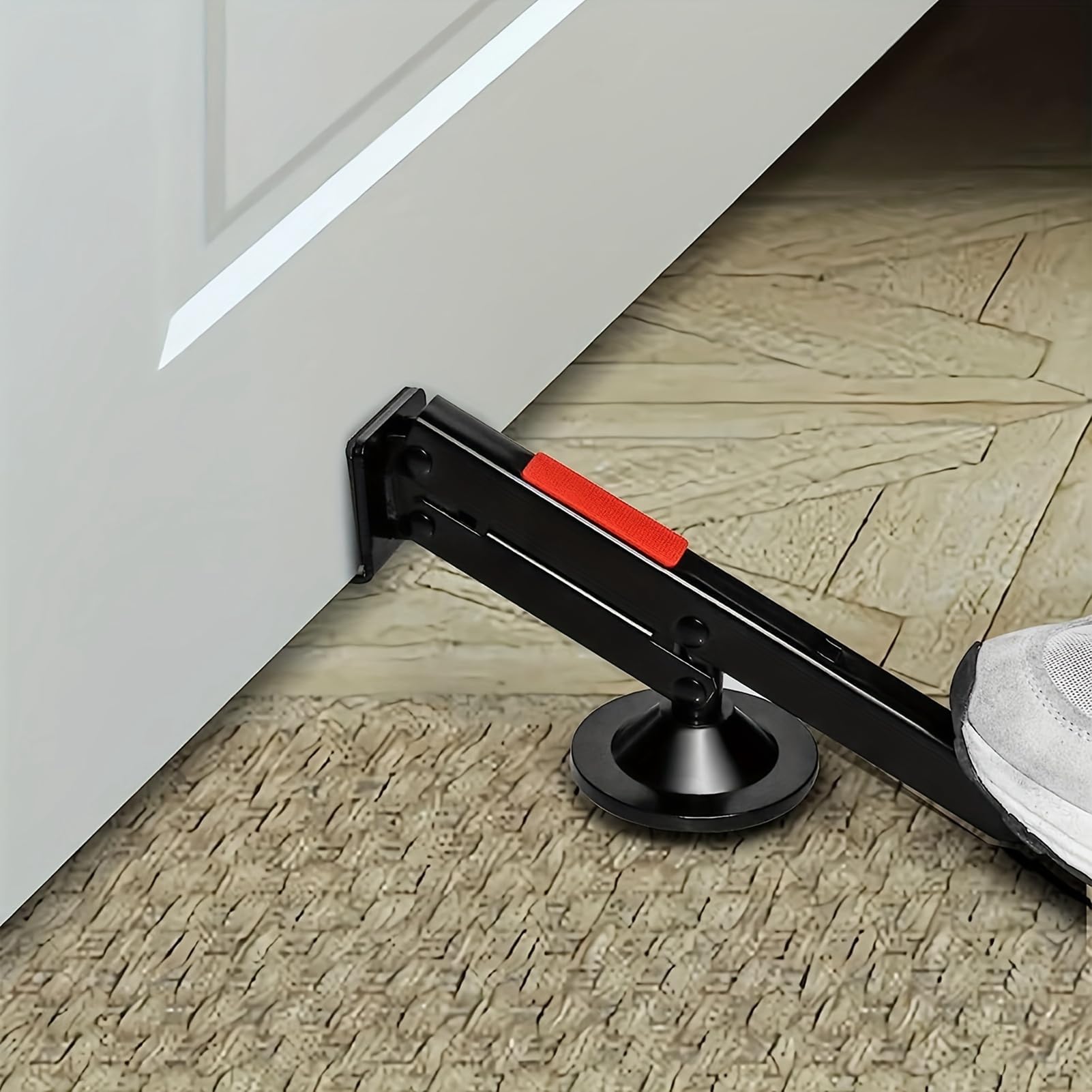 Sollevatore Per Porte E Mobili A Pedale, 75kg Solleva Porte Alza Mobili Con Rotazione Di 360 Gradi, Sollevatore Porte Cric Per Mobili Per L'Installazione Della Porte, Pannelli O Cartongesso