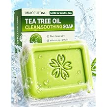 Tea Tree Oil Soap Bar for Body & Feet, Natural Cleansing Body Wash for Skin