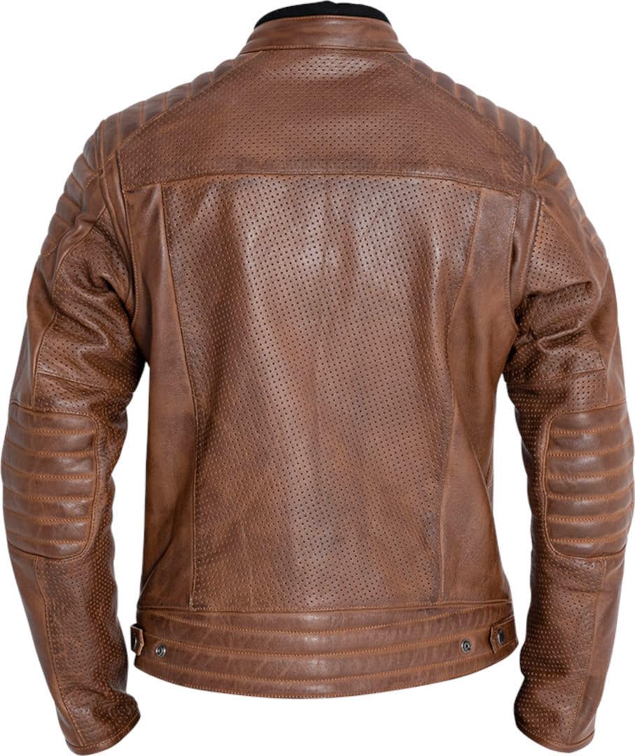 John Doe Giacca in pelle Storm I Giacca da moto I Uomo I Tobacco