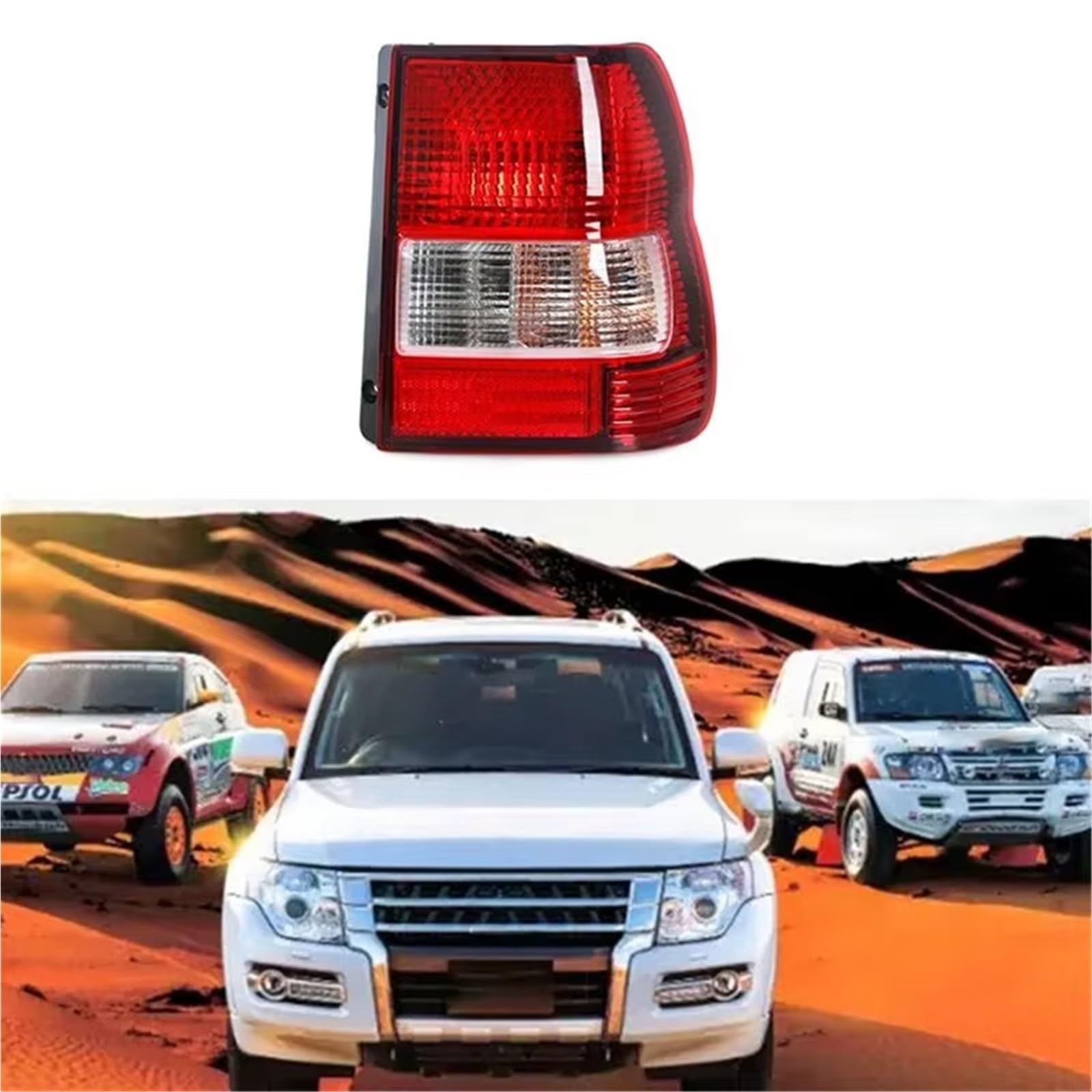Luces Traseras Para Pajero Para Montero 1998-2007 MR535073 Luz De Freno Trasera Del Coche Antiniebla