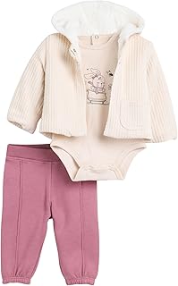 طقم بيجامة مطبوع مكون من بودي وجاكيت وبنطلون بيجامة من جونيور، عبوة من قطعة واحدة