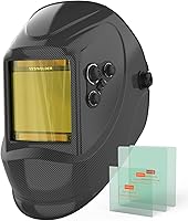 Vista 14 de YESWELDER - Máscara de soldar con oscurecimiento automático, funciona con energía solar, color real.