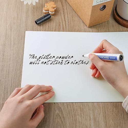 Miniatura 5 de Koogel 72 cartulinas plateadas brillantes, cartulina plateada A4 con purpurina metálica, papel de alta calidad con purpurina para invitaciones,