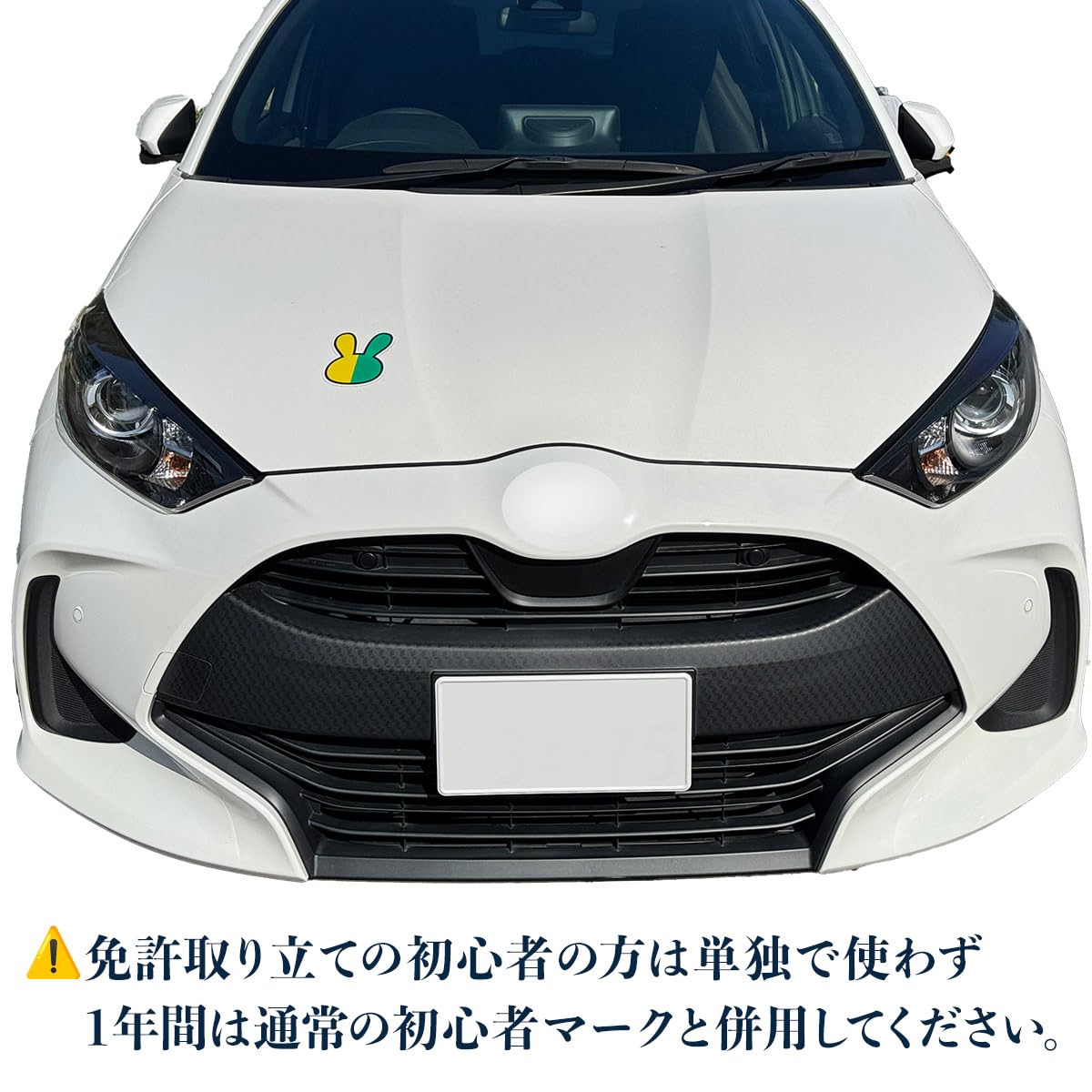 Amazon.co.jp: チャタベル うさぎ型 初心者マーク マグネットタイプ 約