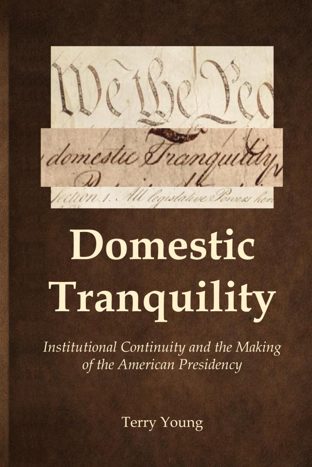 Domestic Tranquility: Institutional Continuity and the Making of the American Presidency