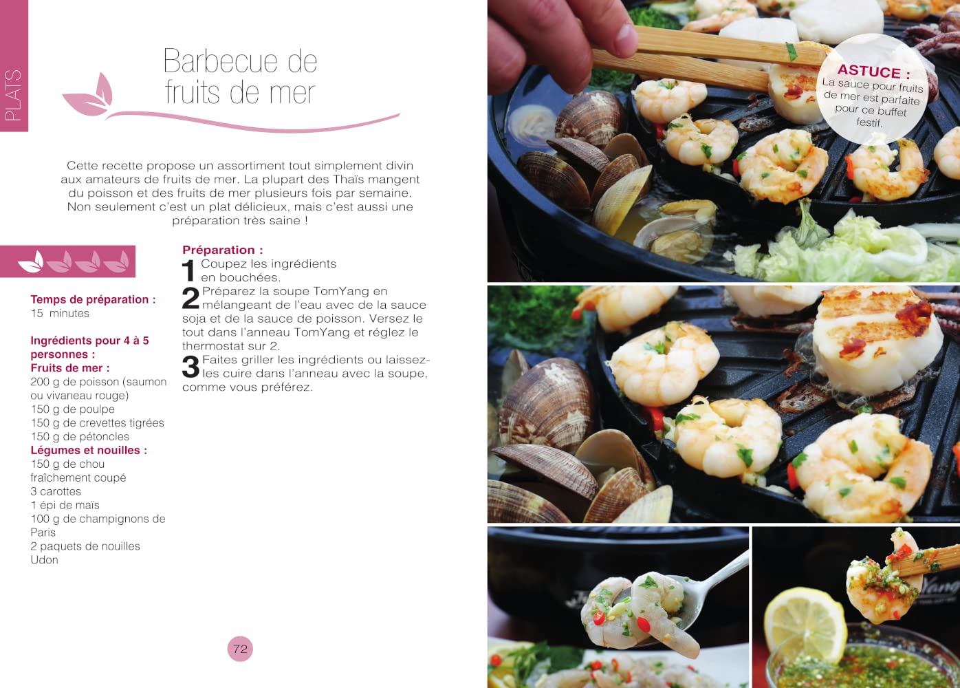 TomYang BBQ - Original Thai Grill & Hot Pot livre de cuisine Français