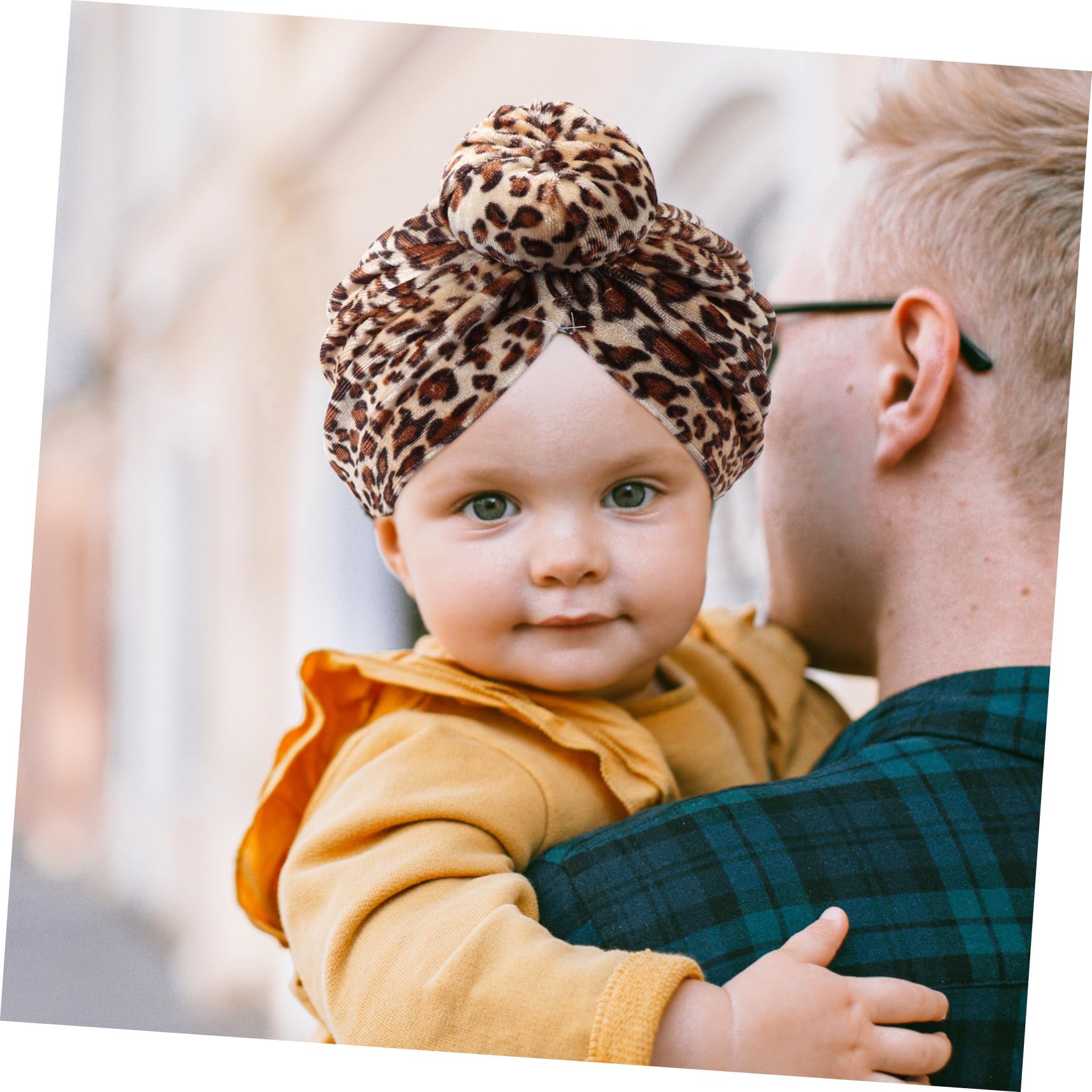 LIFKOME Mit Leoparden Muster Kinderhaube Babymützen -turbanmütze -Turban-mütze Wintermütze Wintermütze - -Hut Babymütze Aus Baumwolle 3st
