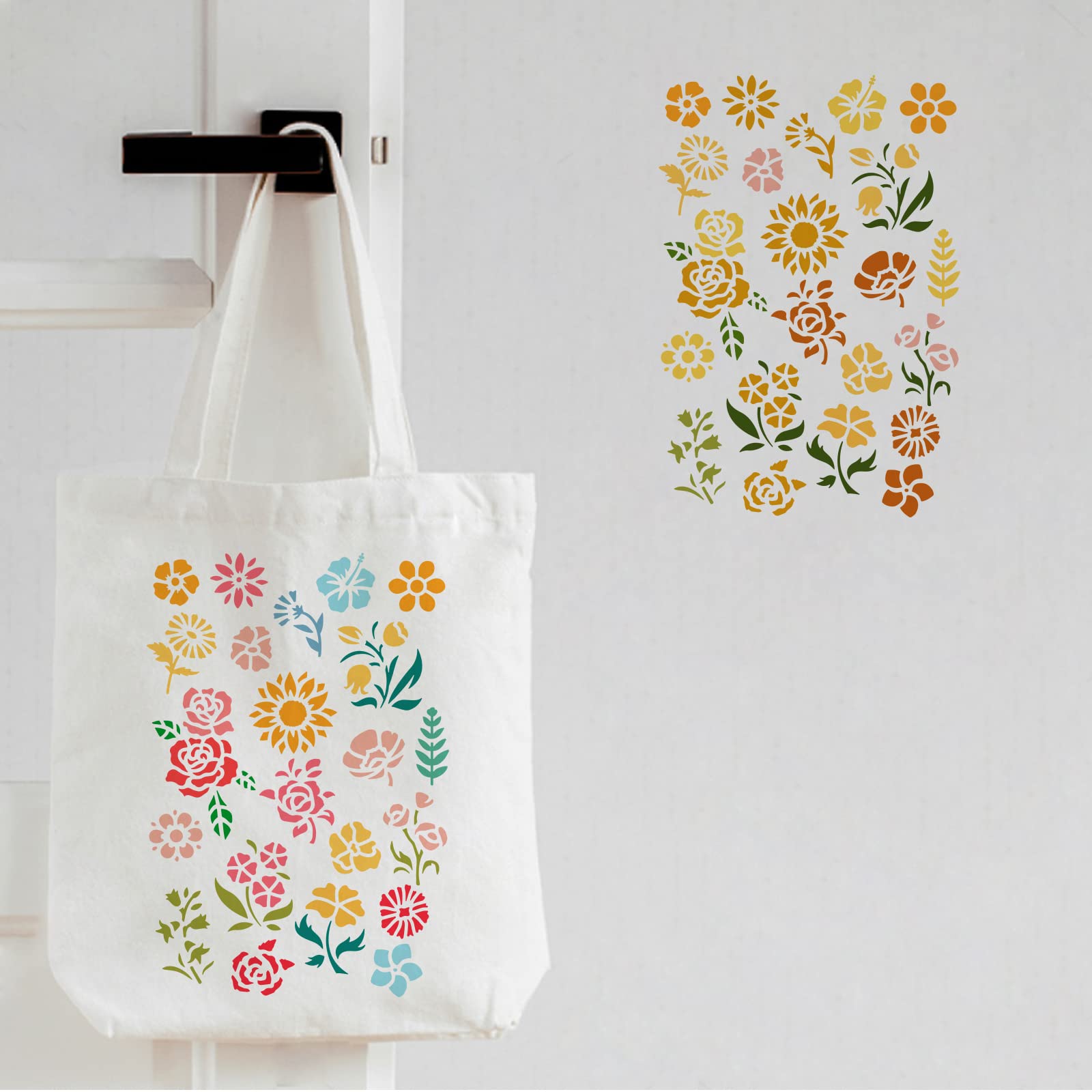 Flower Stencils - Daisy, Rose & More -4