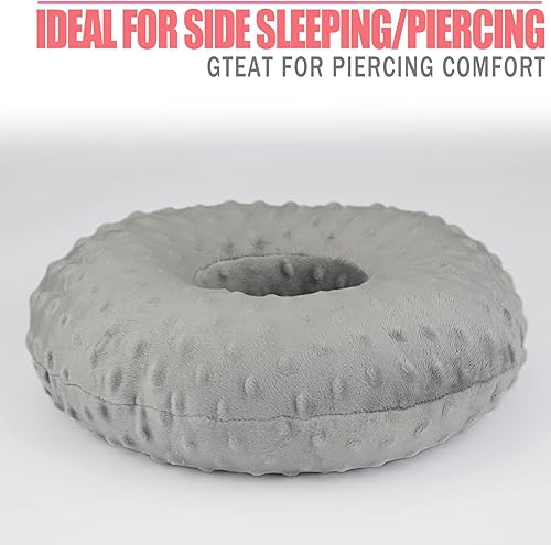 Vista 56 de Almohadas de perforación de oreja para dormir de lado con orificio para la oreja, almohadas de perforación CNH, soporte para aliviar el dolor