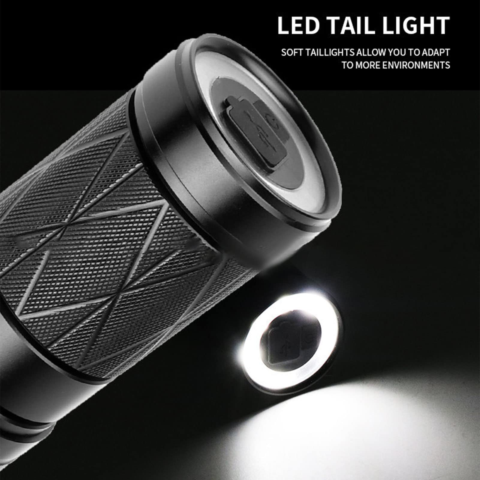 Lampe de Poche LED Mini, 800lm luminosité, Alliage D'aluminium,