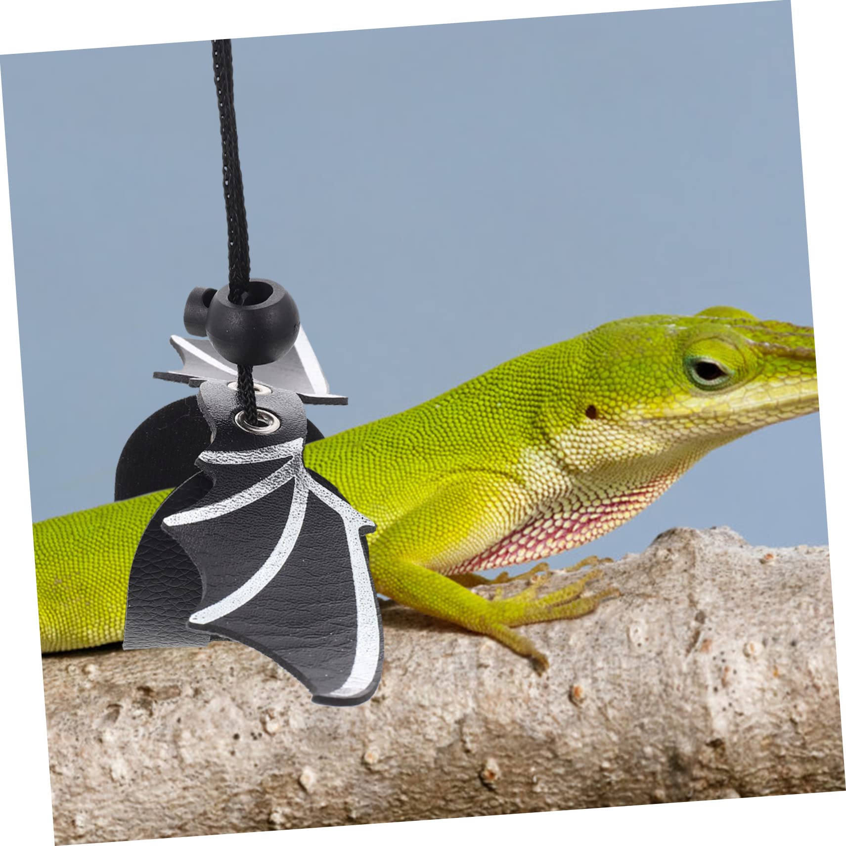 DOITOOL 4 Juegos De Correas para Lagartos Reptiles Pajarita Sombrero Correa para Exteriores Ajuste Cómodo Diseño Resistente.