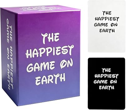 The Happiest Game On Earth Card Game, Adult Party Game for Families & Friends, Perfect for Birthdays, Bachelor Bachelorette Parties & Gifts